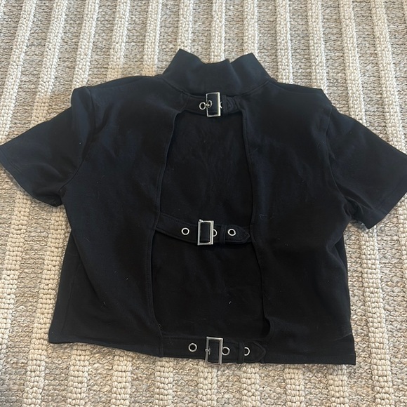 Black Graphic Short Sleeve Tee - Picture 2 of 3